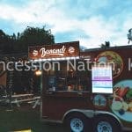 Menu board for food trucks & trailers