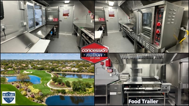 BOCAIRE COUNTRY CLUB FOOD TRAILER BOCAIRE COUNTRY CLUB FOOD TRAILER
